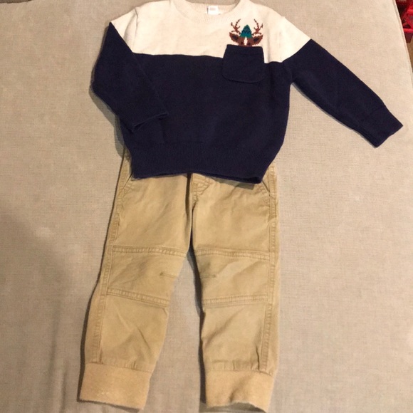 Cat and Jack 2pc Baby Boys Outfit - Picture 1 of 7